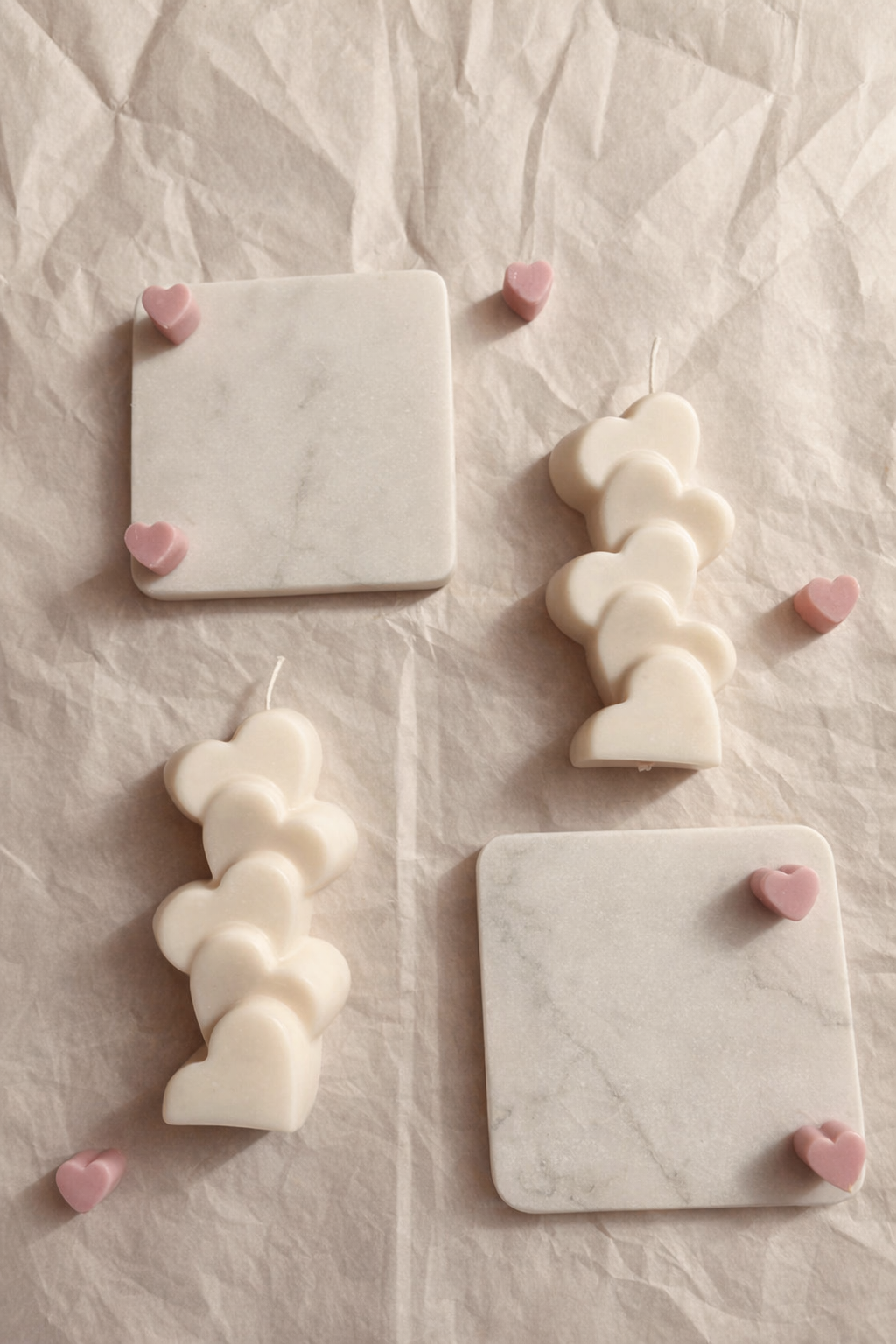 Heart Layered Candle