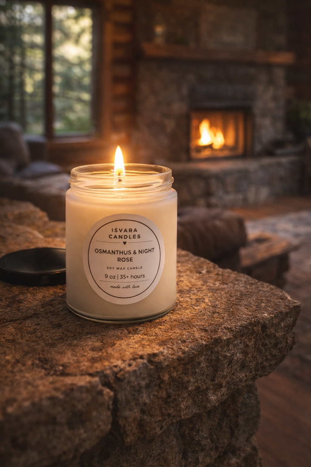Osmanthus & Night Rose Soy Candle